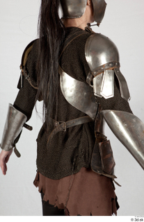  Photos Medieval Knight in plate armor 13 Medieval clothing Medieval knight brown gambeson chest armor upper body 0007.jpg